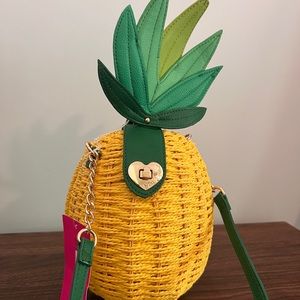 NWT Betsy Johnson Pineapple Crossbody Purse